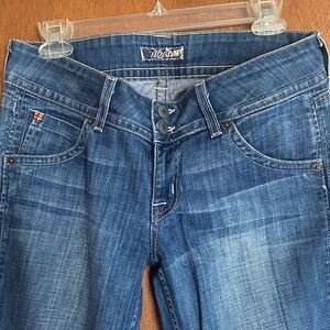 Hudson Jeans sz 39 low rise 8” Blue Boyfriend Jeans